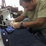 sewing pockets on denim